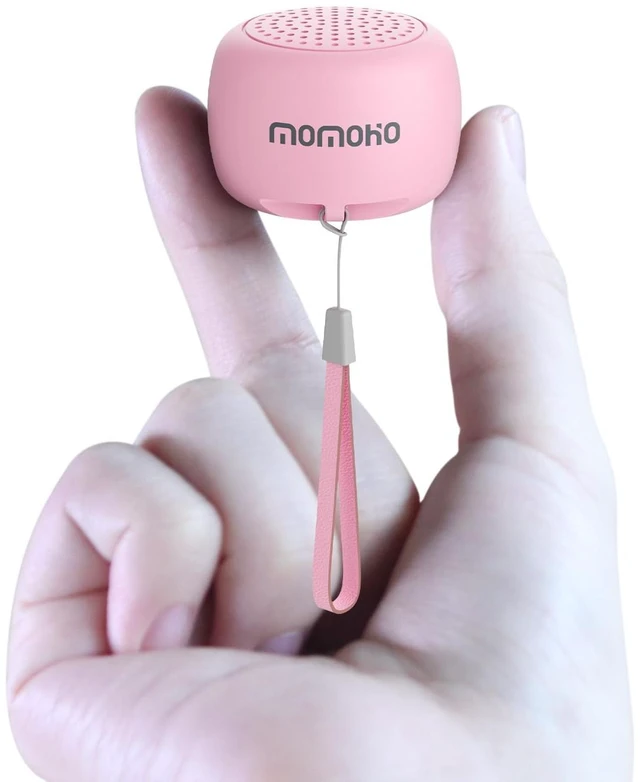 Main image of Mini Bluetooth Speaker Wireless, Tiny Speaker with Built-in Mic & TWS Pairing, Small Speaker for Indoor/Outdoor/Travel/Gifts (Pink)