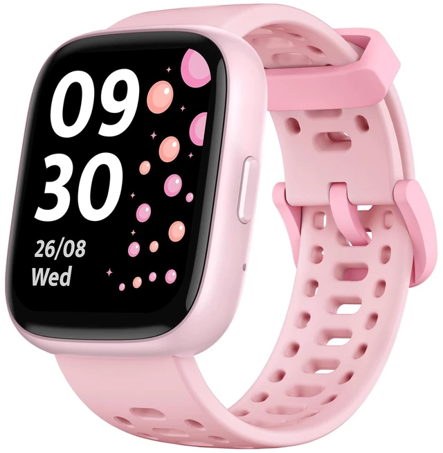 Main image of Kids Smart Watch with Find My, 1.83" Fitness Tracker Watch No Phone Needed Pedometer, Heart Rate, Sleep Monitor, Step Counter, IP68, Puzzle Games for Boys Girls Teens 5-16, Gift, Pink