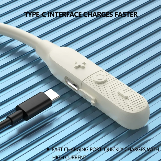 Alt view image 4 of 7 - Neckband Bluetooth Earphones, Skin Color 25-Hour Long Playback