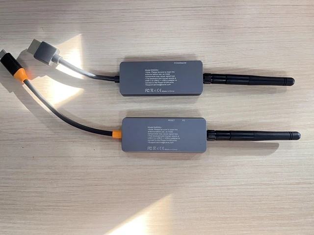 Alt view image 3 of 7 - 650Ft/200M Wireless USB-C to HDMI KVM Transmitter and Receiver Kit 1080P@60Hz Wireless KVM Long-Range USB Extender Support Screen Streaming & Keyboard/Mouse Signal Extension, PD100W Fast Charging