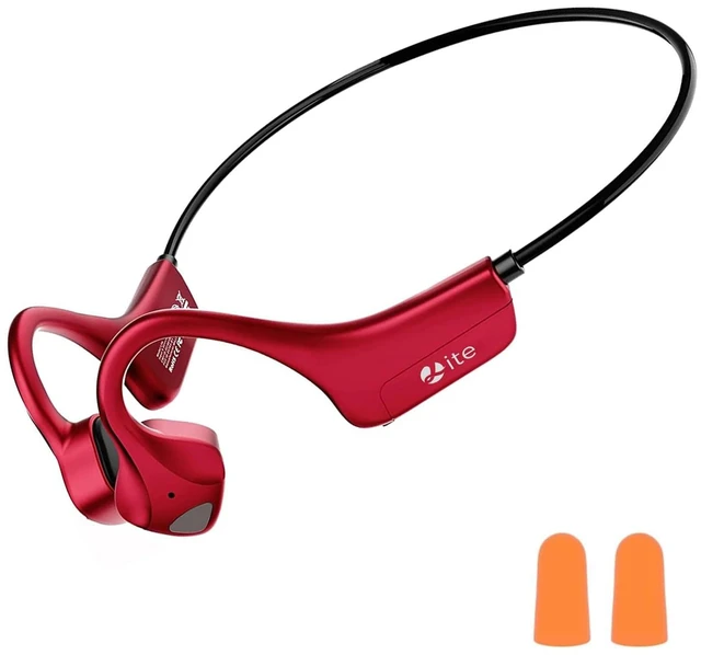 Main image of Headset Open Ear Headphones - IPX5 Waterproof Bluetooth Bone Conduction Headphone Wireless Earphones, Type-C Charging, Long Battery Life, 25g Lightweight Red