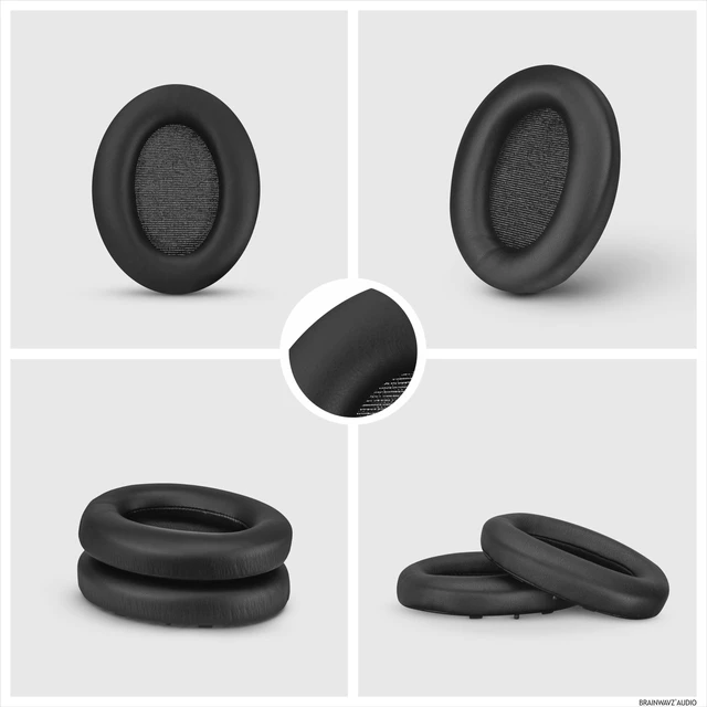 Alt view image 5 of 7 - Replacement Earpads for Sony WH-1000XM3 Headphones - Soft Vegan Leather Cushions for Extra Comfort, Easy & Quick Installation, By (Black)