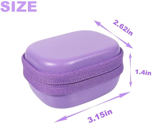 Alt view image 5 of 5 - Case for Aptkdoe Wireless Earbuds 75hrs Bluetooth 5.3 Headphone Sport (Purple)