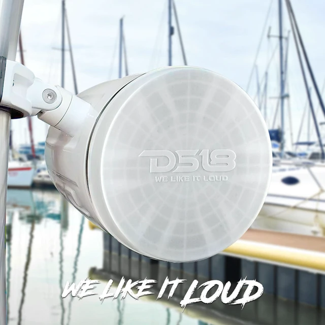 Alt view image 4 of 5 - Hydro CS-8/BK 8" Silicone Marine Speaker Cover - Water, Dust and UV Rays Protection - Compatible with Tower Speakers - Great durability - Special Edition (Pair)