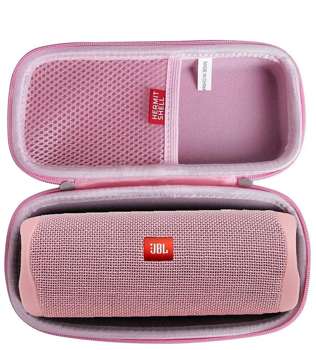 Main image of Hard Travel Case Fits JBL FLIP 5 / JBL FLIP 6 / JBL Flip 7 Waterproof Portable Bluetooth Speaker (Pink)