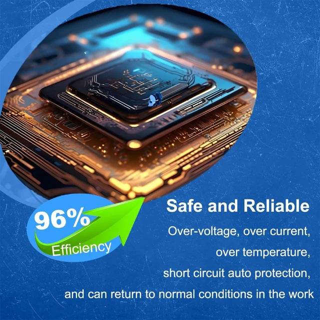 Alt view image 7 of 7 - DC-DC Step Down Buck Converter Voltage Regulator Power Supply Transformer 24V to 12V 10A 120W, Waterproof Potting, Over 90% Efficiency, Automotive & LED Display Use