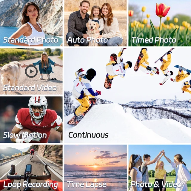 Alt view image 5 of 7 - Digital Camera,4K 64MP Cameras for Photography with 40 Touch Screen,18X Digital Zoom Autofocus Photography Shoot Camera with Dual-Lens,2 Batteries,64GB TF Card,Lens Hood