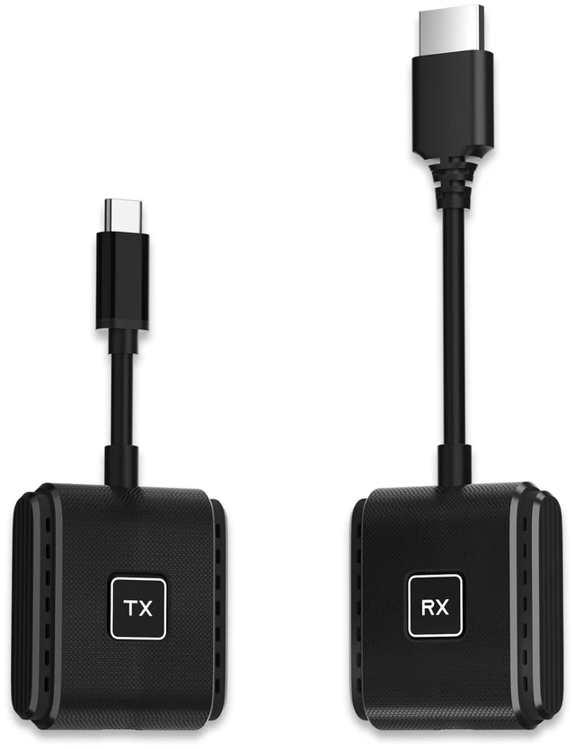 Main image of Wireless USB C to HD Transmitter and Receiver Kit Plug n Play, Compatible with iPhone 15 16 17 Mac iPad to TV Projector Monitor