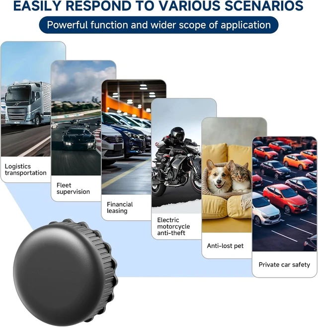 Alt view image 6 of 7 - GPS Tracker for Vehicles No Monthly Fee,Tracker Device for Vehicles Strong Magnetic Car Vehicle Tracking Anti-Lost,Real Time Car GPS Tracker,GPS Car Tracker Work with iOS and Android