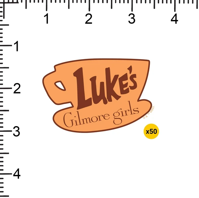 Alt view image 2 of 6 - Gilmore Girls Lukes Diner 100 Sticker Pack Waterproof Vinyl Decals Officially Licensed Gilmore Girls Stickers Great for Water Bottles, Skateboards, Luggage, Laptops, Bumpers & Cars