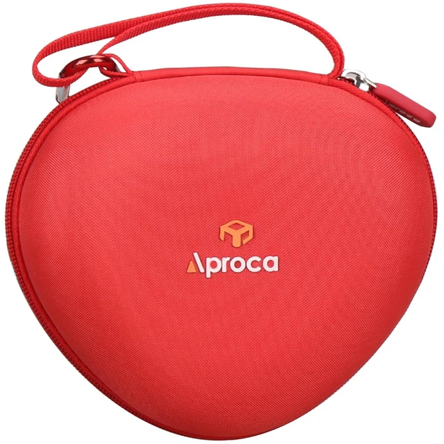 Main image of Kids Headphones Case Compatible with iClever BTH12 / HS19 / BTH26 Kids Bluetooth Headphones, Storage Hard Bag -Red (Case Only)