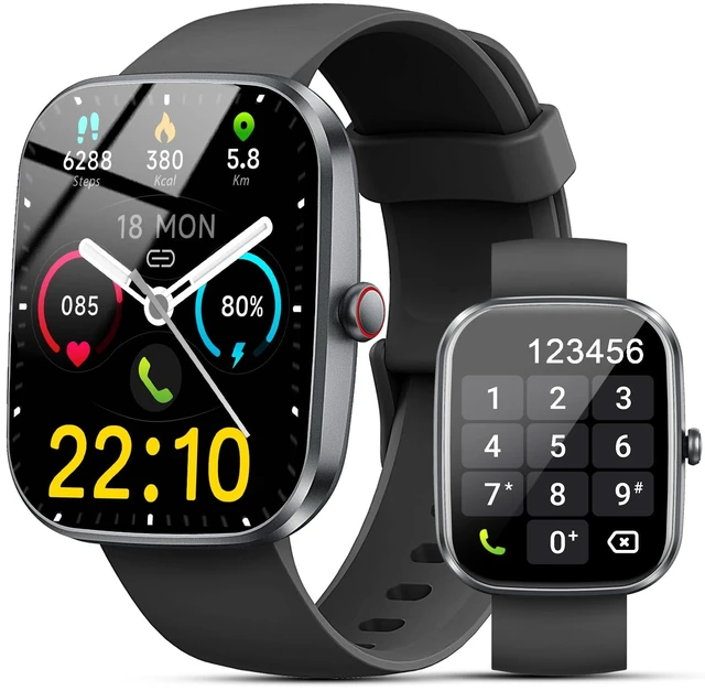 Main image of Smart Watch for Men Women, 1.91"Smartwatch with Answer/Make Call Watches Fitness Tracker with 100+ Sport Modes, IP68 Waterproof/Heart Rate/Sleep Monitor/Pedometer, Activity Tracker for Android iOS