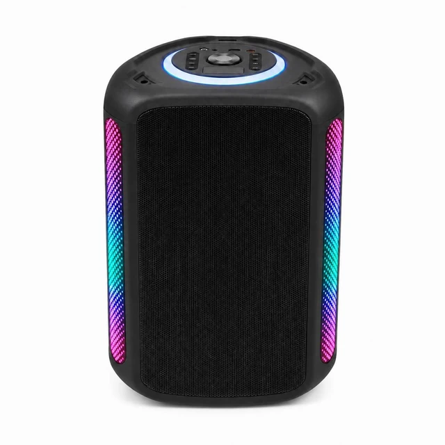 Main image of Party Bluetooth Speaker, 240W Peak Powerful Loud Sound & Deep Bass 8" Woofer Large Wireless Speaker with Dual Mics, Auracast, 7 Lights & Fast Charging for Karaoke, PA, Outdoor Parties