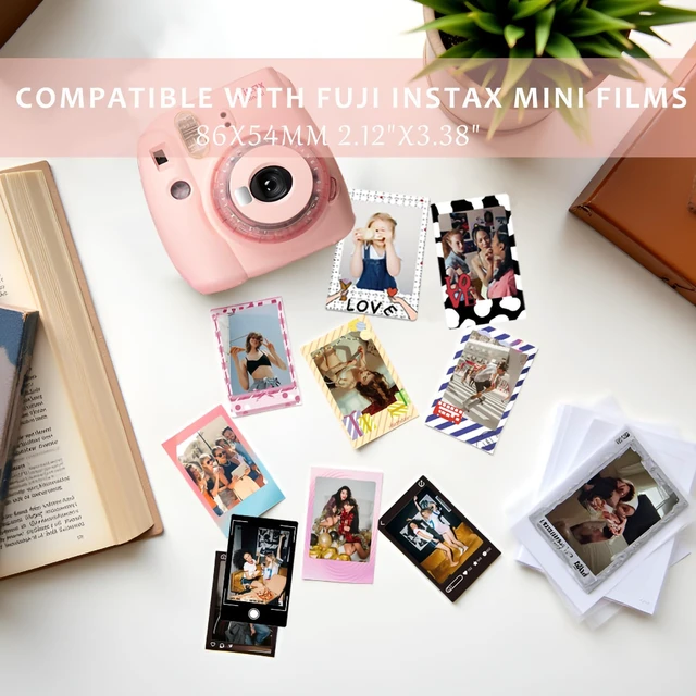 Alt view image 3 of 7 - 2x3 Mini Film Sticker Frames, 30pcs Stylish Border Stickers Fits for Fujifilm Instax Mini Film (54x86mm), Cute Colorful Borders for Polaroid Instax 12 11 90 99 40 41 SE EVO (Pack of 3)