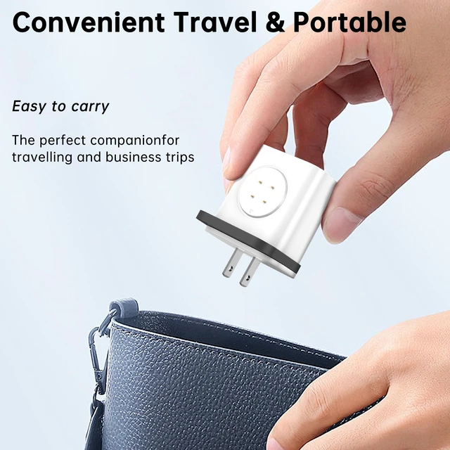Alt view image 7 of 7 - 3-in-1 Charger for Fitbit Sense/Sense 2/ Versa 4/3,PD25 USB-C Fast Charging Dual Port Wall Charger Block,Travel Essential Charge for Fitbit Sense 2/1/Versa 4/3,iPhone,Samsung,Google (White)