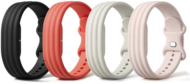 Main image of 4 Pack Active Band Compatible with Google Fitbit Air Band Soft Silicone Replacement Sport Strap for Fitbit Air Band for Women Men
