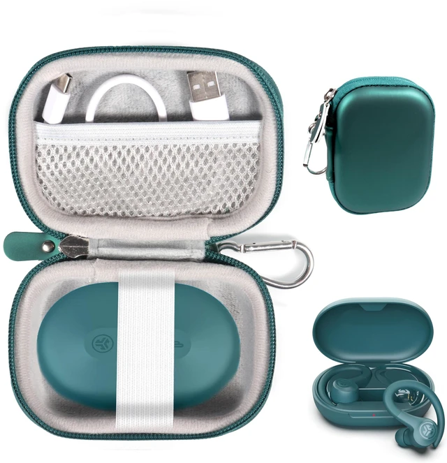 Main image of Case for JLab Go Air Sport, Air Sport+, JLab Go, JBuds ANC 4, Epic ANC 3 (Green)
