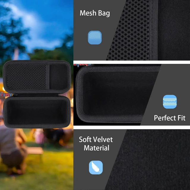 Alt view image 6 of 7 - Hard Travel Case Replacement for Sonos Roam 2 / Sonos Roam Portable Smart Bluetooth Speaker