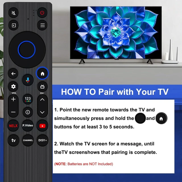 Alt view image 7 of 7 - Voice Replacement Remote Control for TCL TV, Compatible with TCL QM5K/ QM6k/ QM7K LED QLED HDR QD-Mini 4K Google Smart TVs