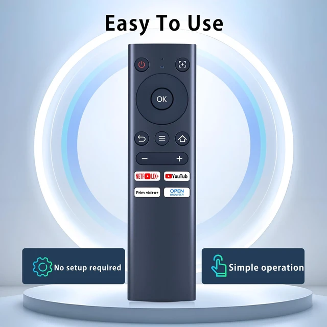 Alt view image 4 of 7 - Replacement Remote Control Compatible with Aurzen EAZZE D1 Smart Projector, Portable Outdoor Mini Projector Remote