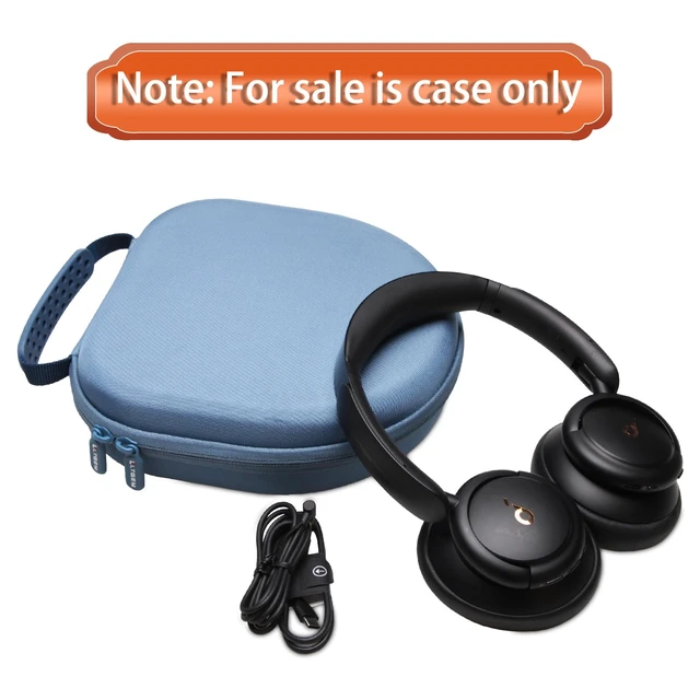 Alt view image 6 of 7 - LTGEM Case Compatible with Anker Soundcore Life Q20i/Q20/Q30, Blue Fits Soundcore Life Q45 Hybrid Active Noise Cancelling Headphones