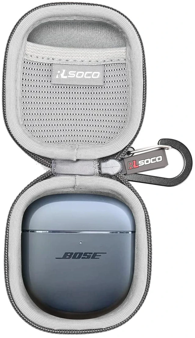 Main image of Carrying Case for Bose QuietComfort Ultra (2nd Gen)/QuietComfort Earbuds II/QuietComfort Ultra Wireless Noise Cancelling Earbuds - Grey (Case Only)