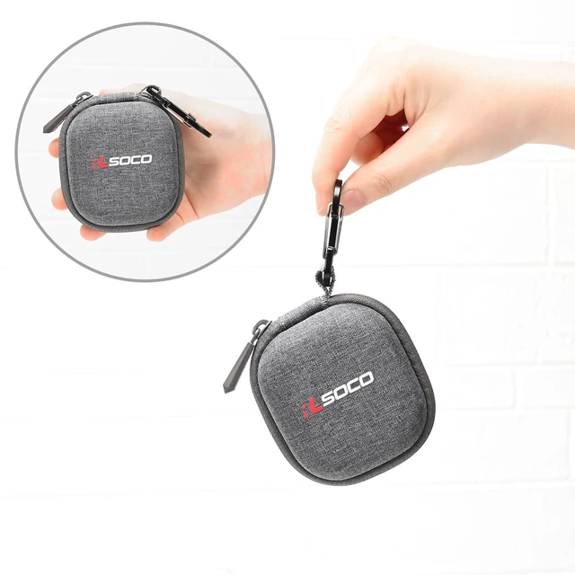 Alt view image 6 of 7 - Carrying Case for Bose QuietComfort Ultra (2nd Gen)/QuietComfort Earbuds II/QuietComfort Ultra Wireless Noise Cancelling Earbuds - Grey (Case Only)