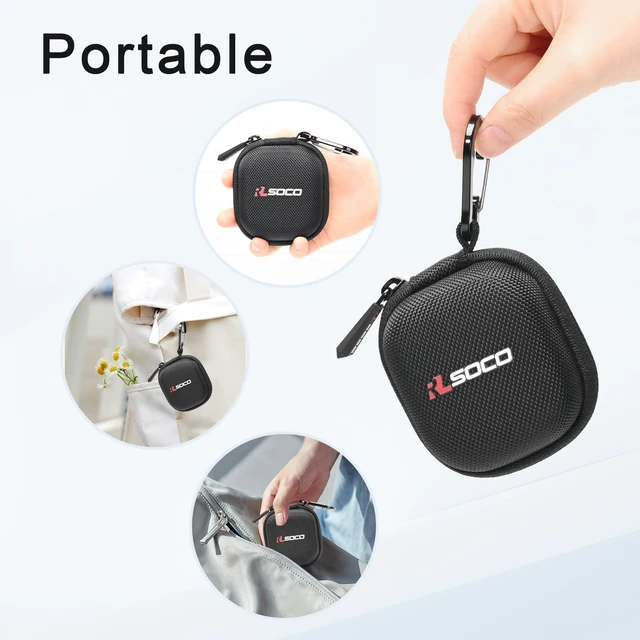 Alt view image 6 of 7 - Carrying Case for Bose QuietComfort Ultra (2nd Gen)/QuietComfort Earbuds II/QuietComfort Ultra Wireless Noise Cancelling Earbuds - Black (Case Only)