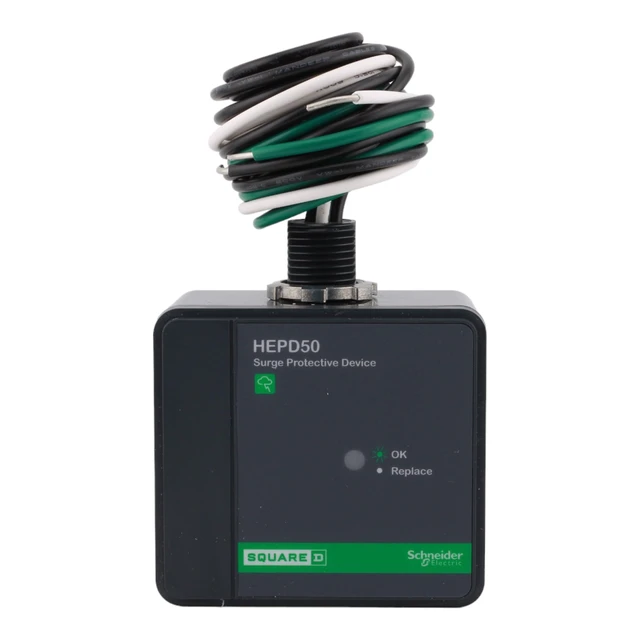 Alt view image 2 of 7 - HEPD50 Surge protection device, HEPD, 50kA, 120/240 V, 1 phase, 3 wire, SPD type 1, UL Listed