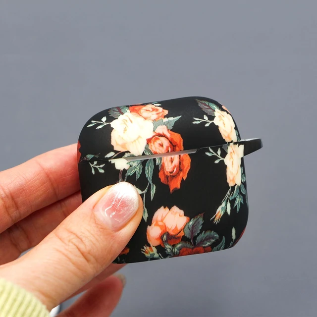 Alt view image 6 of 7 - Case Compatible with AirPods 4/5 Case,Soft Silicone Cover with Bracelet Lanyard and Keychain, Cute Wireless Charging Protective Case for Apple AirPods 4th,5th(Vintage Rose)