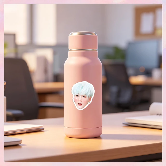 Alt view image 6 of 7 - Kpop Stickers (200 Pcs) Cute Singer PVC Sticker, Gifts for Laptop Water Bottle Skateboard Party Supplies Decorations Teens