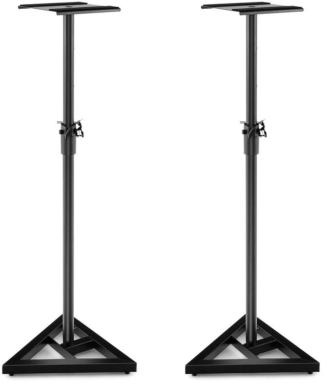 Main image of Speaker Stands Pair, Height Adjustable Floor Speaker Stands with Cable Management, Surround Sound Speaker Stand for Bookshelf Speakers, Universal Studio Monitor Stands for Home & Office
