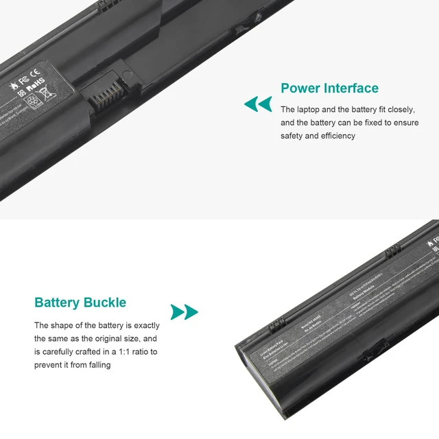 Alt view image 3 of 7 - Laptop Battery for HP ProBook 4330s 4331s 4430s 4431s 4530s 4535s 4435s 4436s 4440s 4441s 4446s 4540s 4545s 7420, 5200mAh/6-Cells