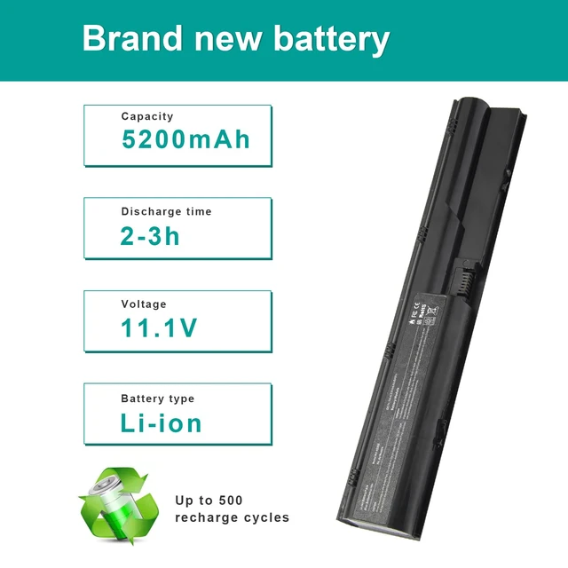 Alt view image 4 of 7 - Laptop Battery for HP ProBook 4330s 4331s 4430s 4431s 4530s 4535s 4435s 4436s 4440s 4441s 4446s 4540s 4545s 7420, 5200mAh/6-Cells