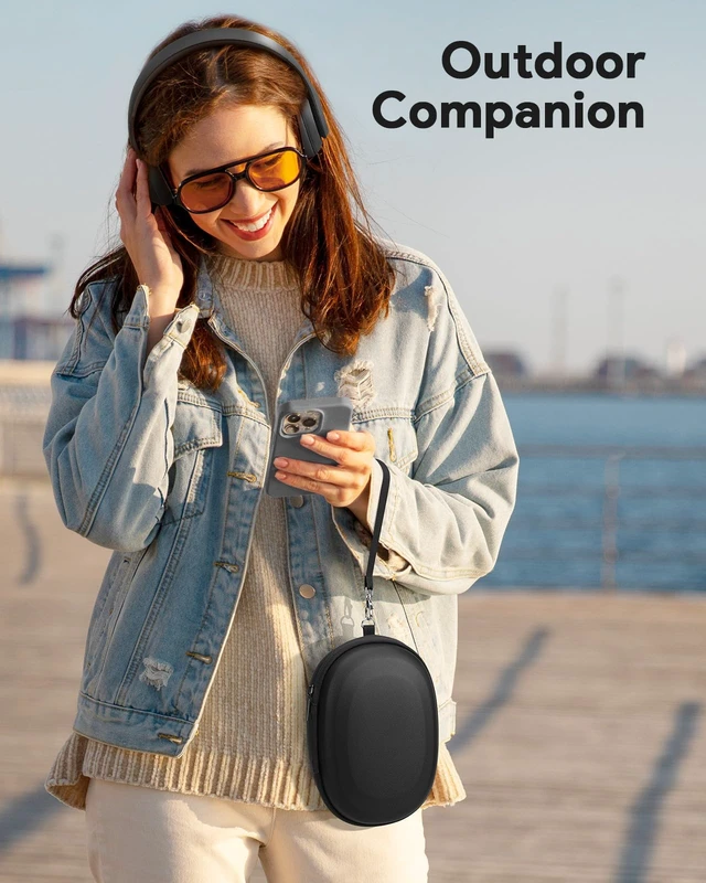 Alt view image 7 of 7 - Case for Beats Studio Pro/Solo 4/Solo 3/Studio3 On-Ear Headphones Portable Travel Hard Shell Storage Bag