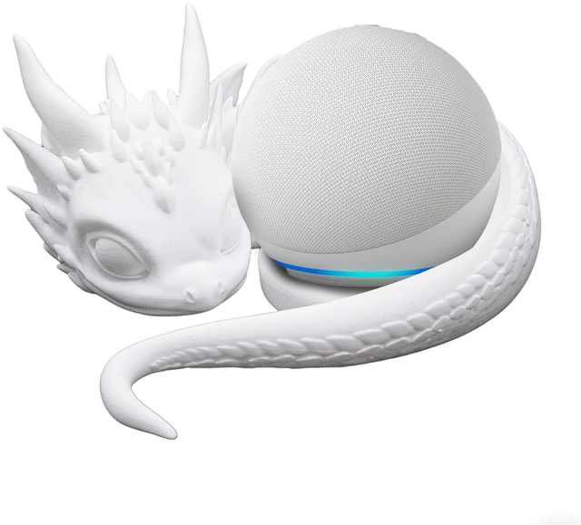 Main image of Dragon Speaker Stand for Echo Dot, 3D Printed Fantasy Holder for Alexa Cute Dragon Speaker Stand for Echo Dot 3rd, 4th & 5th Gen, Alexa Desk Holder for Gaming, Office & Fantasy Home Decor