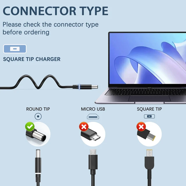 Alt view image 3 of 6 - 240W 180W Laptop Charger Compatible with Dell Alienware/Precision for Dell G16 G15 G7 Alienware M15 17 15 M17 X51 Precision M6800 M6500 M6600 M6700 AC Adapter Power Supply Cord