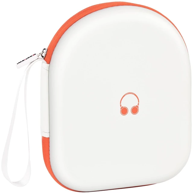 Main image of Headphone Case for JBL Tune 510BT/520BT and Sony WH-CH520-White Also Compatible with JBL Tune 500/660 and Live 460NC/670NC; PU Shell and Velvet Lining Cushion Gear, Case Only
