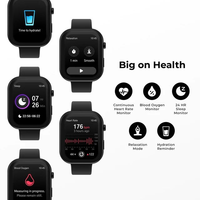 Alt view image 6 of 7 - AIR 5 PRO Smartwatch with GPS, 1.96" AMOLED, Bluetooth Calling, 100+ Sports Modes, Heart Rate, SpO2, Sleep & Stress Tracking, 3ATM Water Resistant, 10-Day Battery Life, for iPhone & Android
