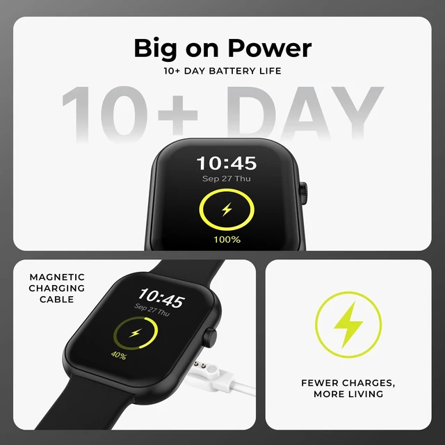 Alt view image 3 of 7 - AIR 5 PRO Smartwatch with GPS, 1.96" AMOLED, Bluetooth Calling, 100+ Sports Modes, Heart Rate, SpO2, Sleep & Stress Tracking, 3ATM Water Resistant, 10-Day Battery Life, for iPhone & Android