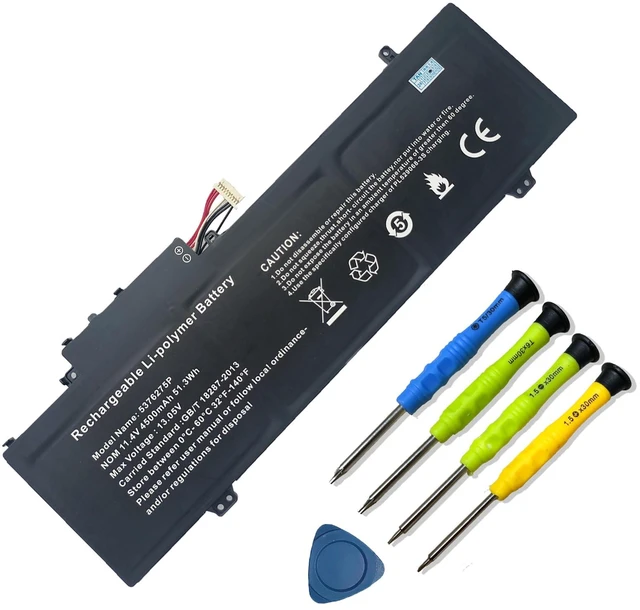 Main image of 5376275P Laptop Battery Compatible with Gateway GWTN141-10BK GWTN141-4 GWTN156-5BL Gwtn141-4bl UTL-509068-3S NV-509067-3S Series UTL-509068-3S NV-509067-3S 11.4V 51.3Wh