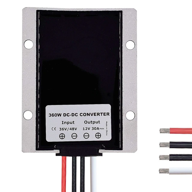 Alt view image 2 of 6 - DC to DC High Efficiency Voltage Converter 36V / 48V to 12V 30A 360W Buck Converter DIY Power Supply Step-Down Transformer