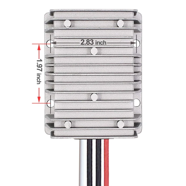 Alt view image 4 of 6 - DC to DC High Efficiency Voltage Converter 36V / 48V to 12V 30A 360W Buck Converter DIY Power Supply Step-Down Transformer
