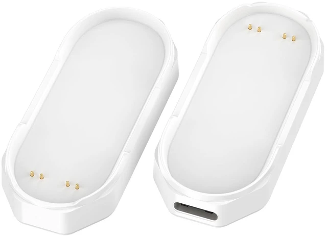 Main image of 2Pack Charging Base for PLAUD Note Pin Charger, Magnetic Charging Stand USB C Charging Base for PLAUD NotePin Voice Recorder (White&White)