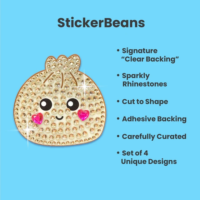 Alt view image 4 of 7 - ® Rhinestone Stickers - I'm Hungry! Bundle - Food Themed 2 x 2 Each Unique Sparkly Cut-to-Shape - Collecting, Trading, Decorating Laptops, Phone Cases, Scrapbooks - Tweens, Teens, Adults