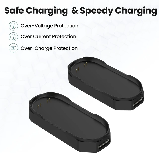 Alt view image 2 of 7 - 2Pack Charging Base for PLAUD Note Pin Charger, Magnetic Charging Stand Charging Base for PLAUD NotePin Voice Recorder (Black&White)
