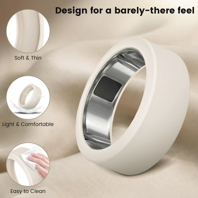 Alt view image 5 of 6 - 15 Pack Cover Compatible with RingConn Gen 3/2/2 Air, Oura Ring Gen 4/3 Charging Directly with Protector, Anti-Scratch Elastic Thin Silicone Case
