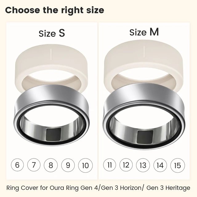 Alt view image 2 of 6 - 15 Pack Cover Compatible with RingConn Gen 3/2/2 Air, Oura Ring Gen 4/3 Charging Directly with Protector, Anti-Scratch Elastic Thin Silicone Case