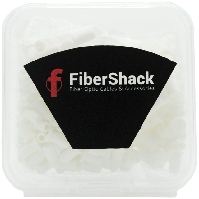 Main image of LC Fiber Optic Dust Caps. 200 x 1.25mm LC Fiber Dust Caps in a Snap Lock Case for LCUPC Optical Cables and End Faces
