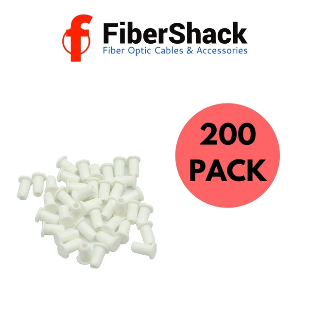 Alt view image 4 of 5 - LC Fiber Optic Dust Caps. 200 x 1.25mm LC Fiber Dust Caps in a Snap Lock Case for LCUPC Optical Cables and End Faces